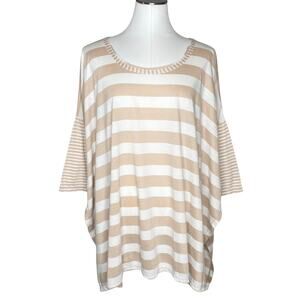 Free People Beach Stripes Tunic One Body One Size